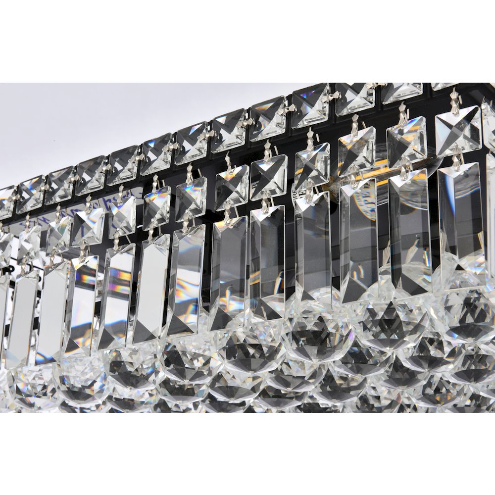Maxime 16 Inch Black Flush Mount. Picture 6