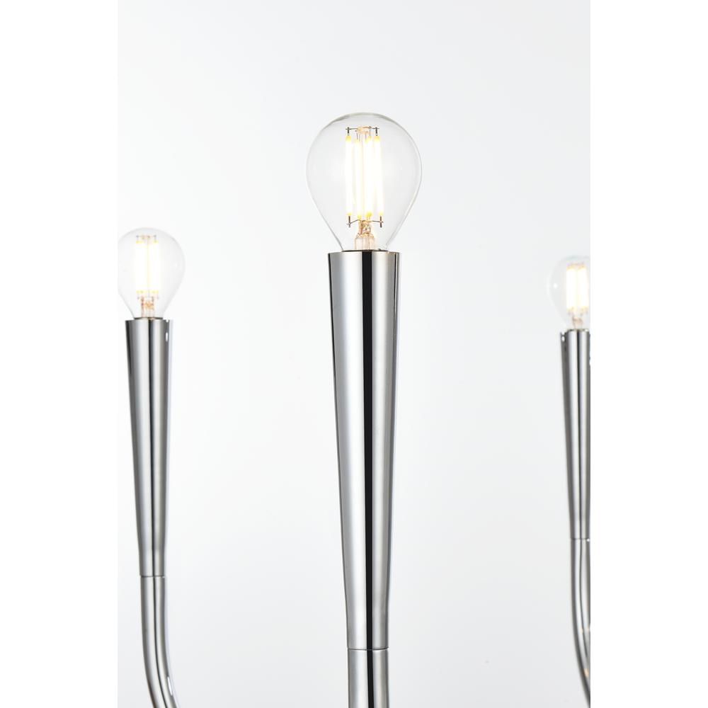 Layne 36 inch chandelier in Chrome. Picture 3