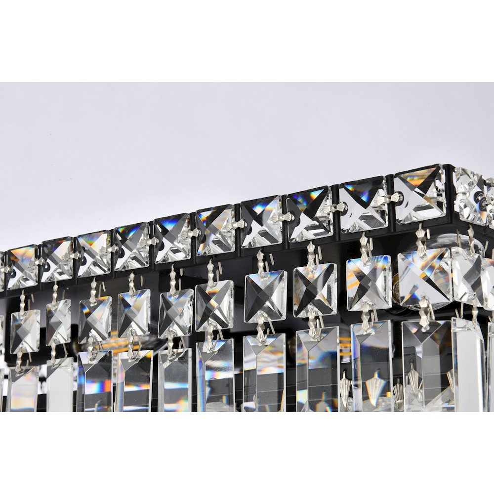 Maxime 24 Inch Black Flush Mount. Picture 6