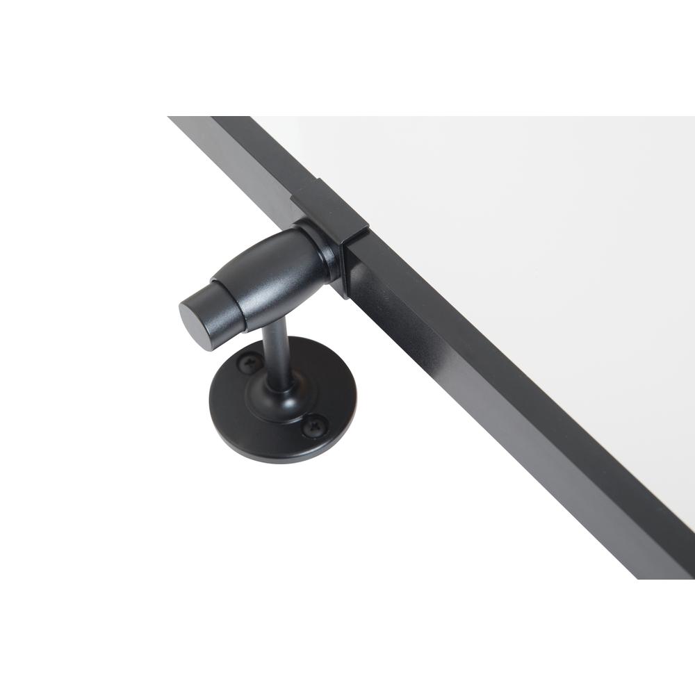 Rectangle Pivot Mirror 24X20 Inch In Black. Picture 3