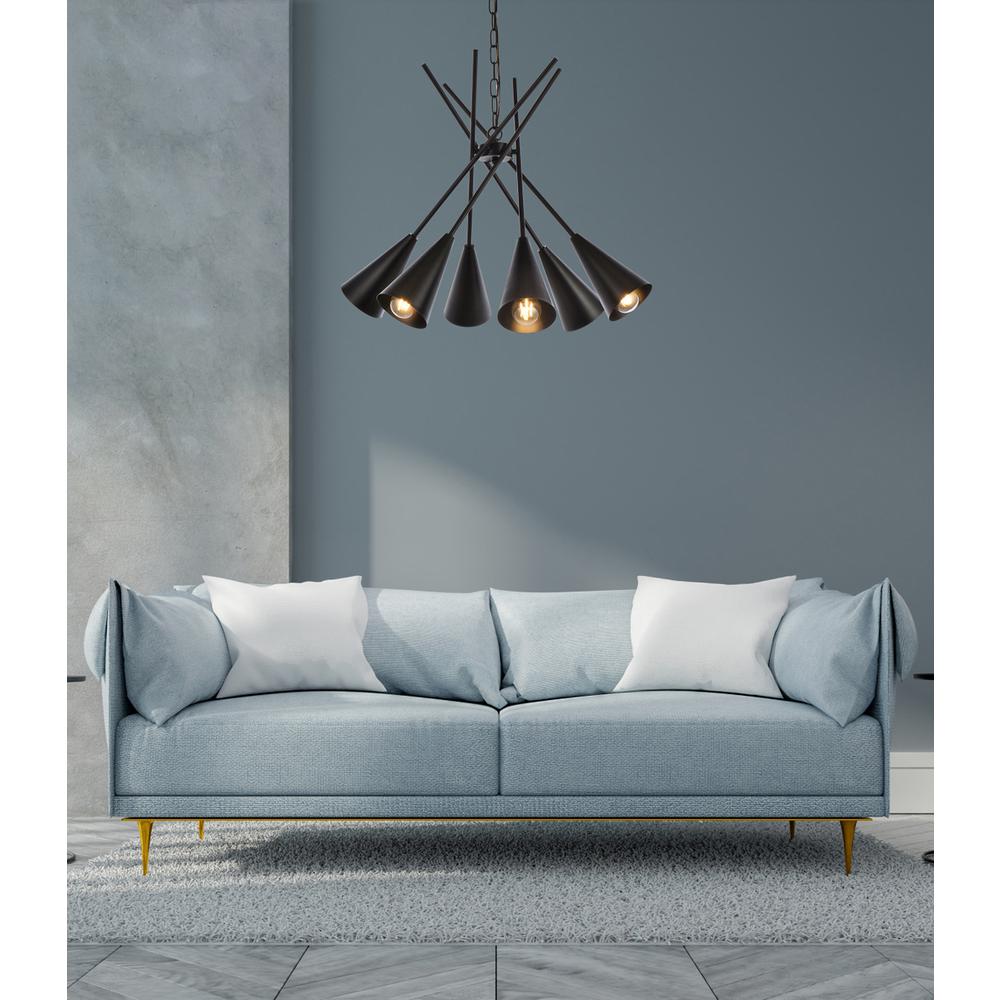 Casen 32 inch pendant in black. Picture 7