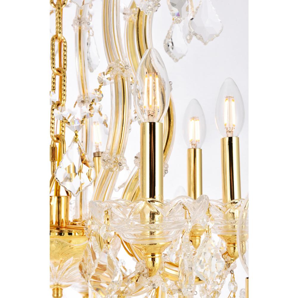 Maria Theresa 37 light Gold Chandelier Clear Royal Cut Crystal. Picture 4