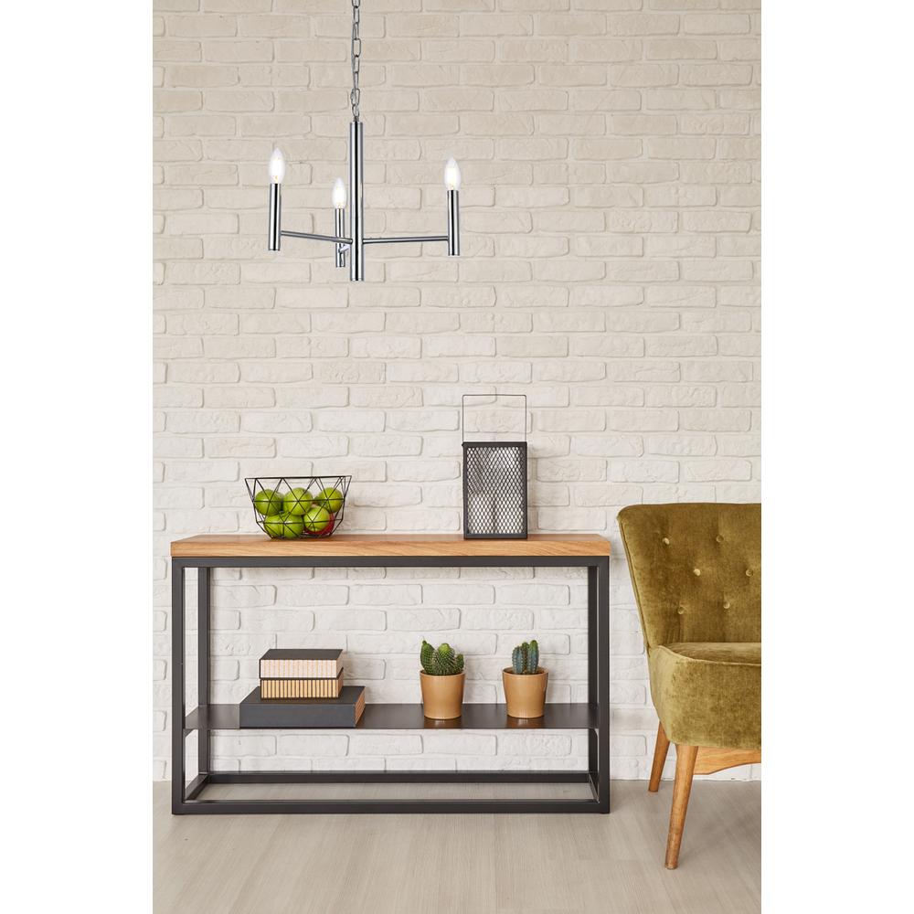 Carmella 3 lights pendant in chrome. Picture 8