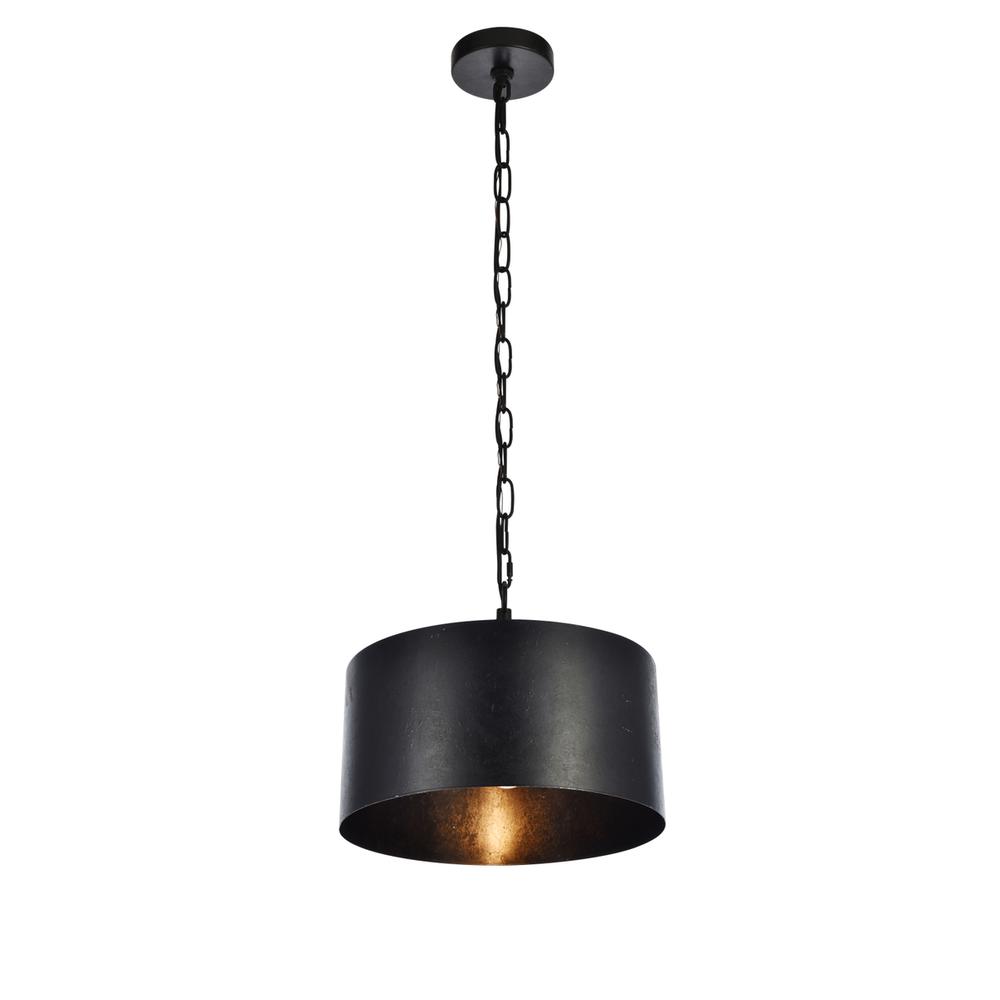 Miro Collection Pendant D15 H9.25 Lt:1 Vintage Black Finish. Picture 2