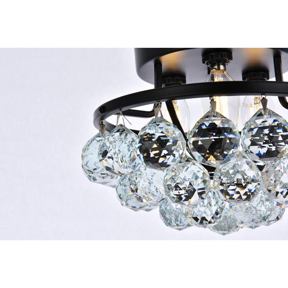 Corona 10 inch black flush mount. Picture 5
