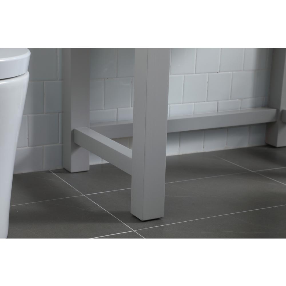 36 Inch ADA Compliant Bathroom Vanity In Grey. Picture 6