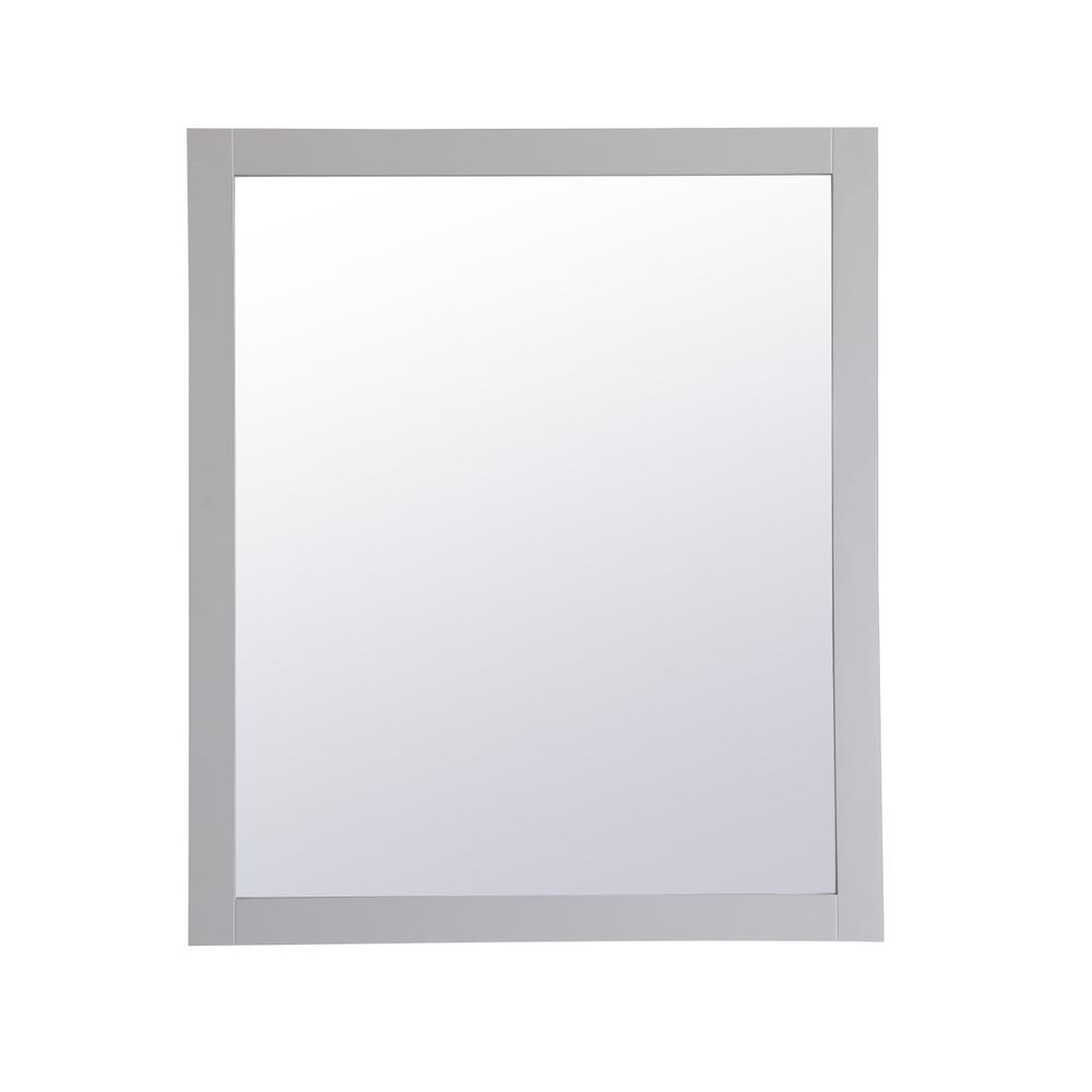 Aqua rectangle vanity mirror 42 inch in Grey. Picture 6