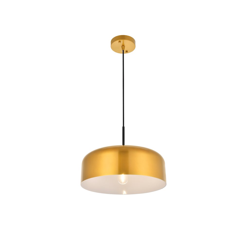 Etude 1 Light Satin Gold Pendant. Picture 6