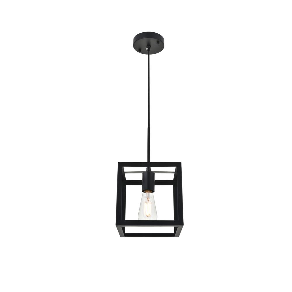 Resolute 1 light black Pendant. Picture 5