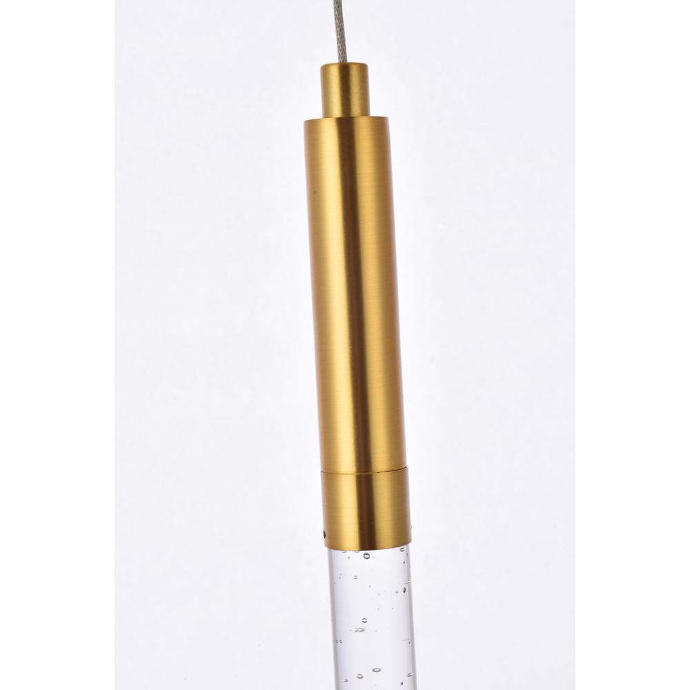 Ruelle 1 light Gold Pendant. Picture 4