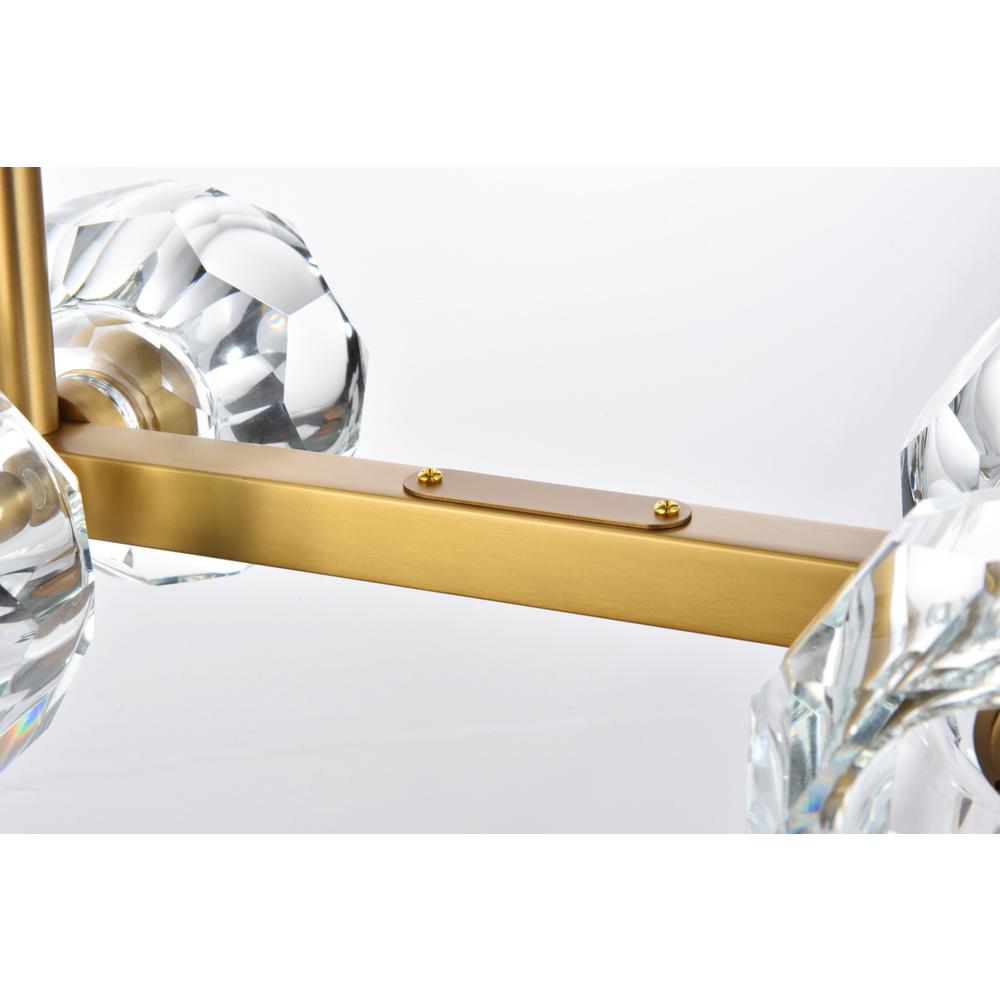 Eren 31 inch Pendant Light in Satin Gold. Picture 4