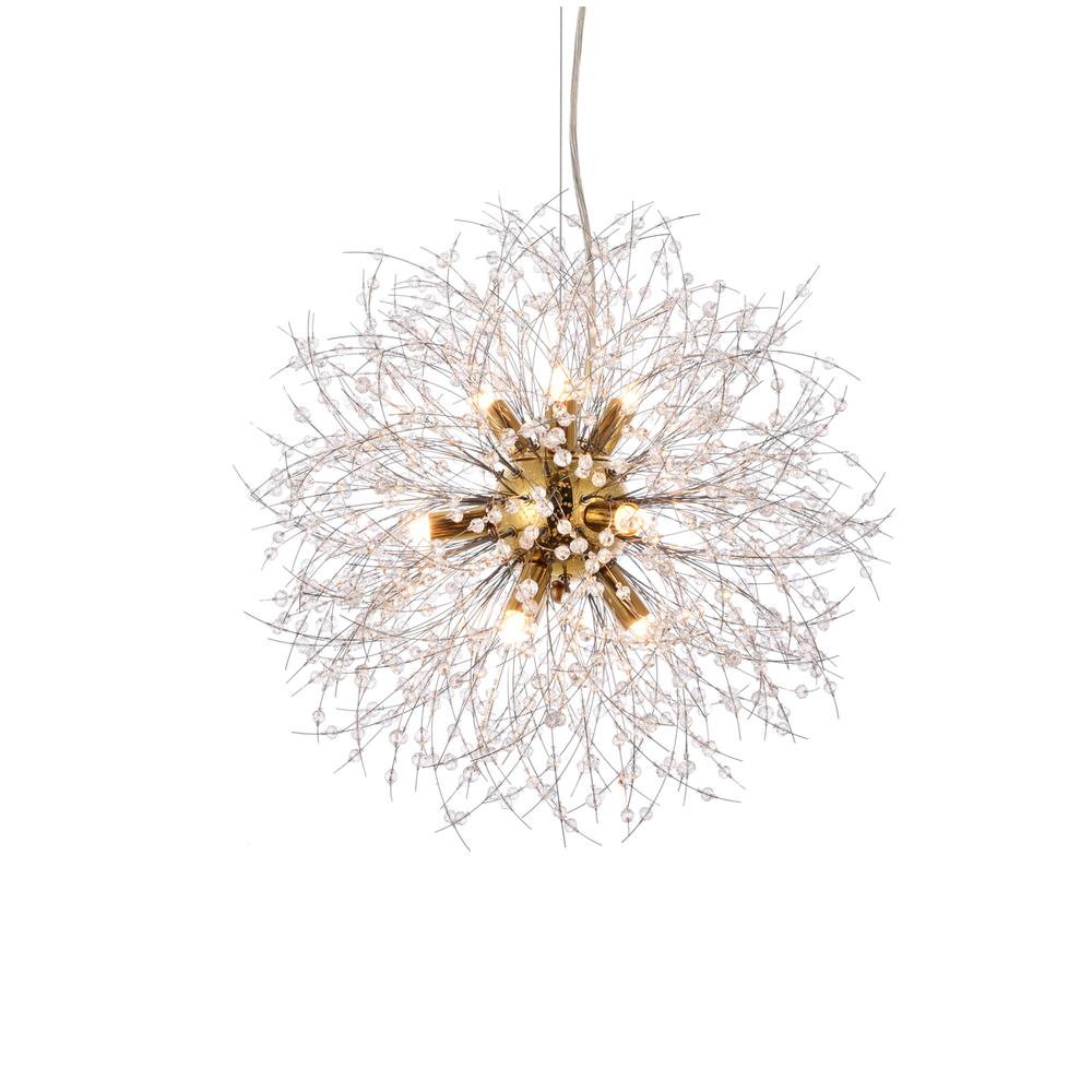 Solace 9 lights Gold pendant. Picture 2