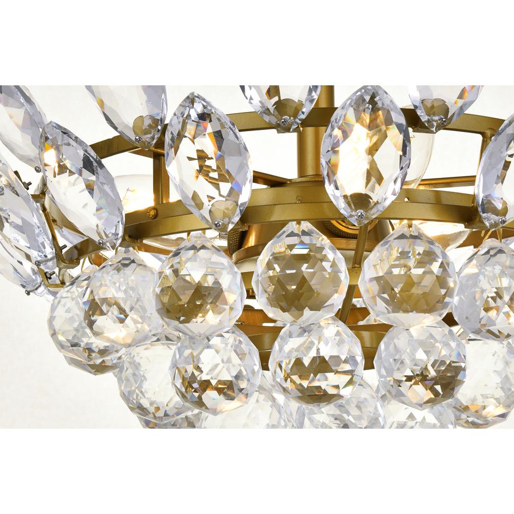 Emilia 14 inch pendant in brass. Picture 4