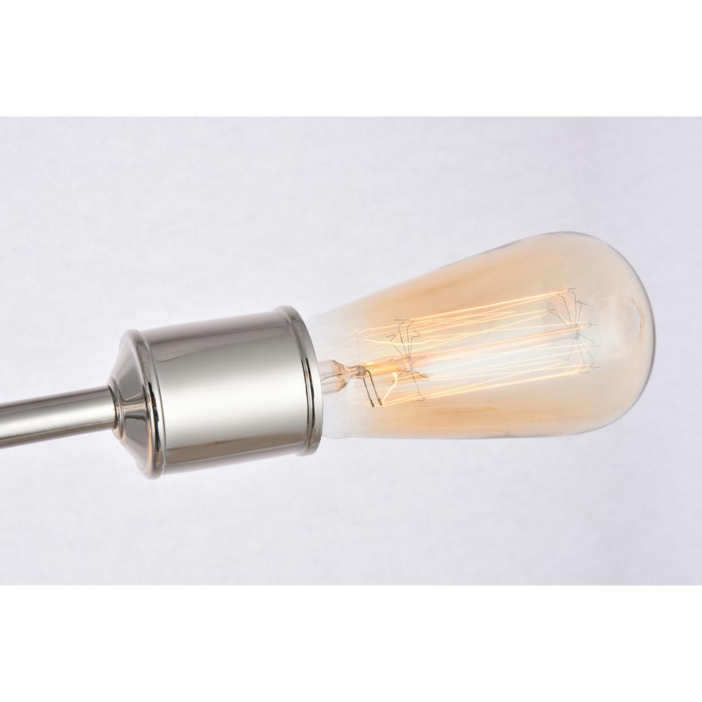Axel 5 Lights polished Nickel Wall Sconce. Picture 5