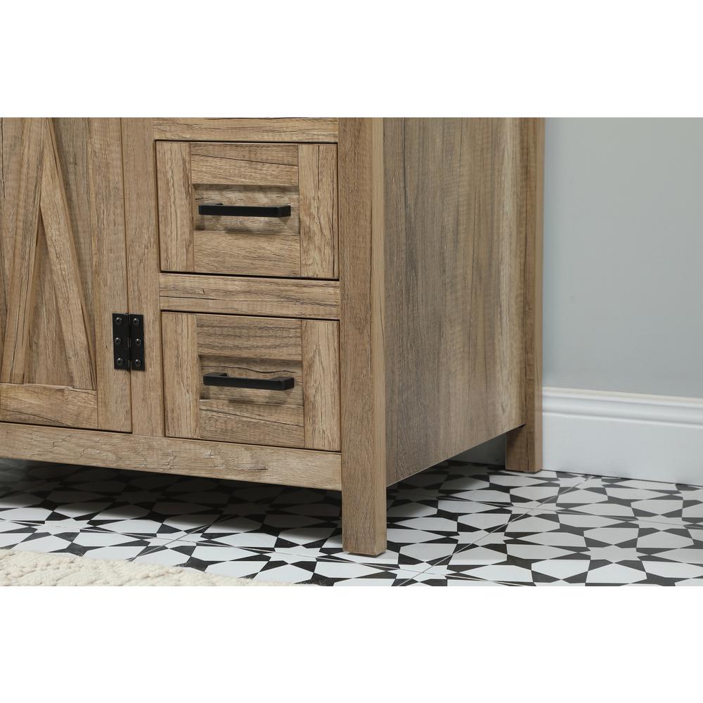 32 inch Single bathroom vanity in natural oak with backsplash. Picture 6