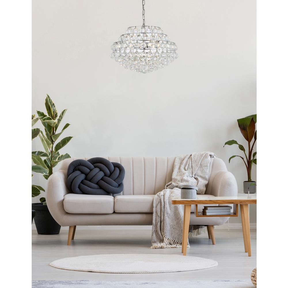 Savannah 20 inch pendant in chrome. Picture 8