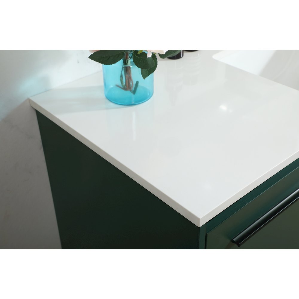 48 Inch Single Bathroom Vanity In Green. Picture 6