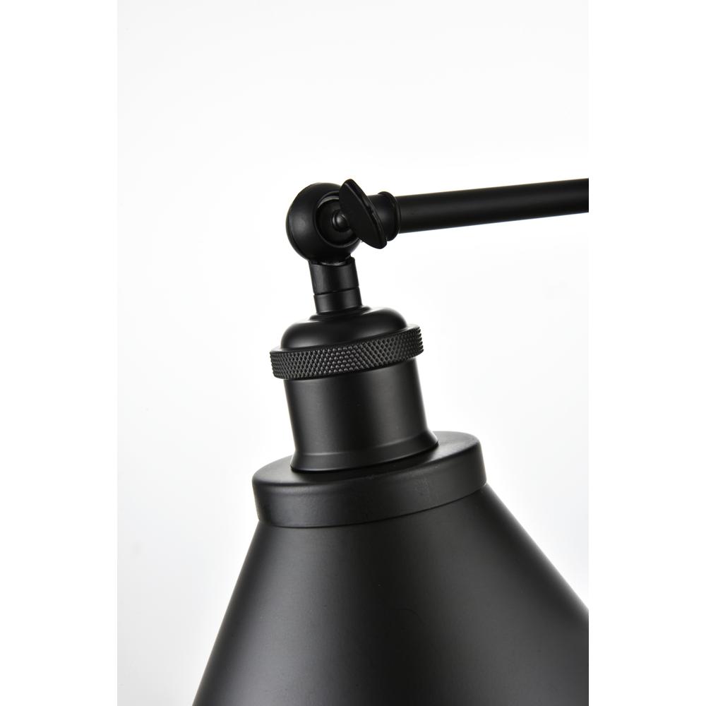 Blaise 1 light Black plug in wall sconce. Picture 4