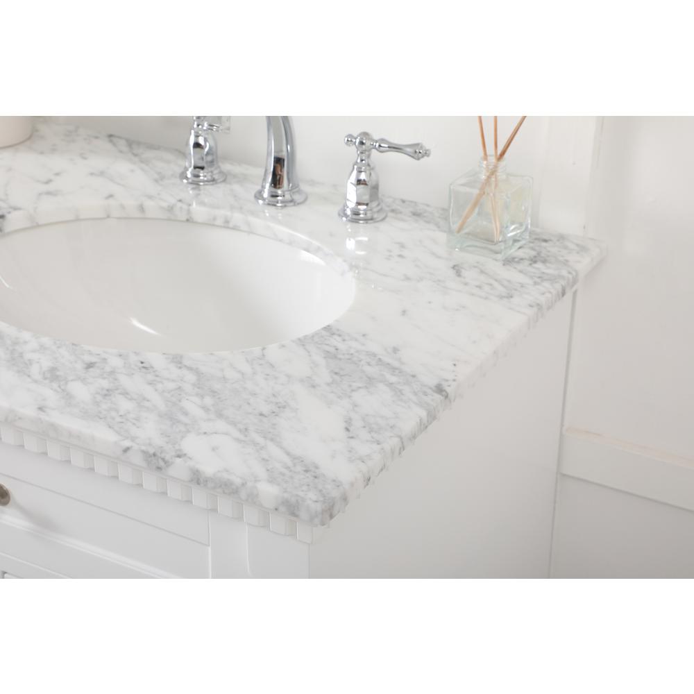 60 inch double bathroom vanity in White. Picture 5