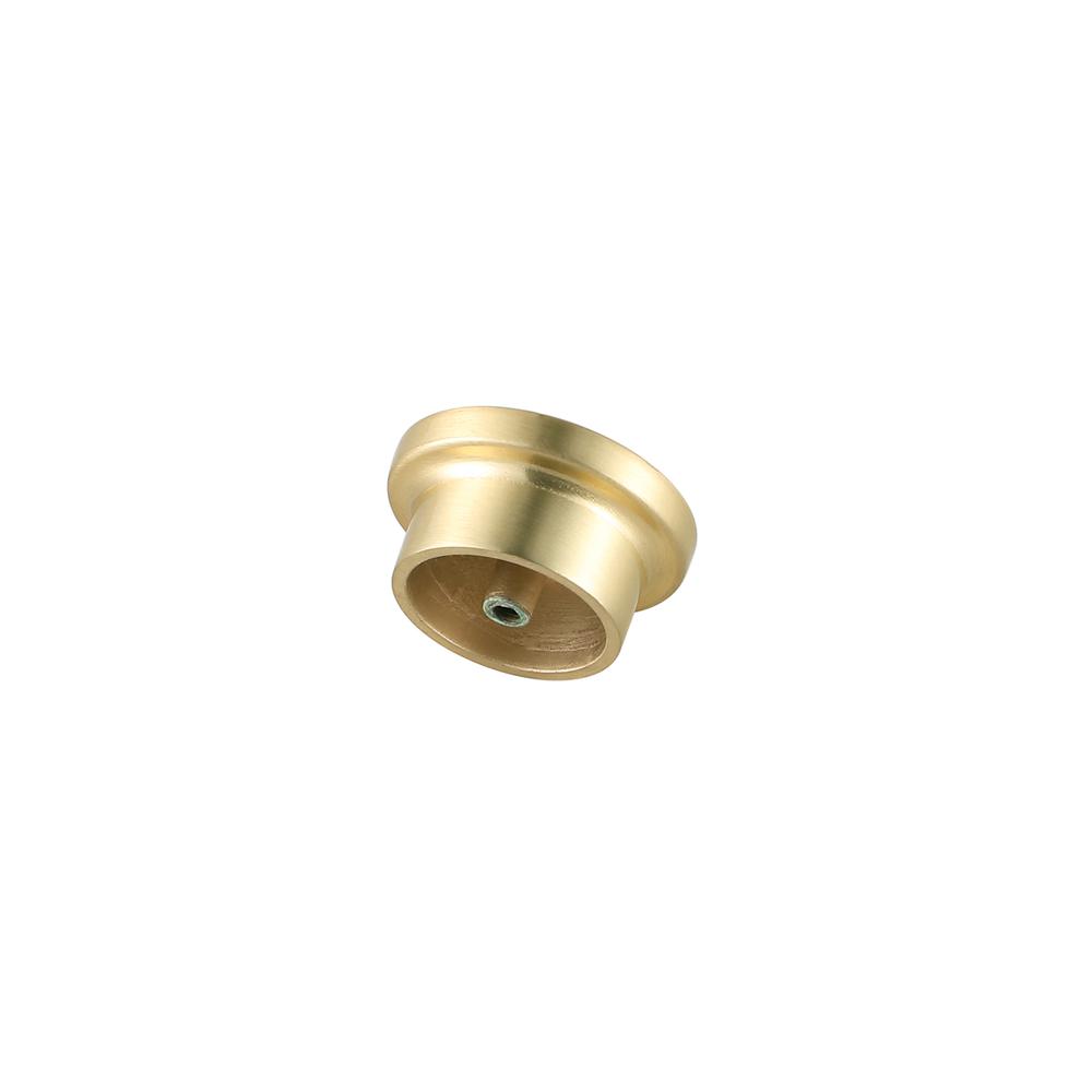 Trovon 1.6" Diameter Brushed Gold Oversize Round Knob Multipack (Set of 10). Picture 5