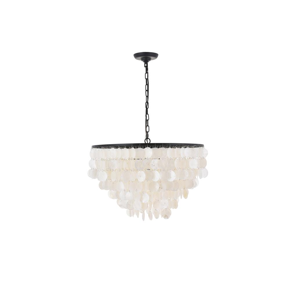 Selene 6 light Black Pendant. Picture 4