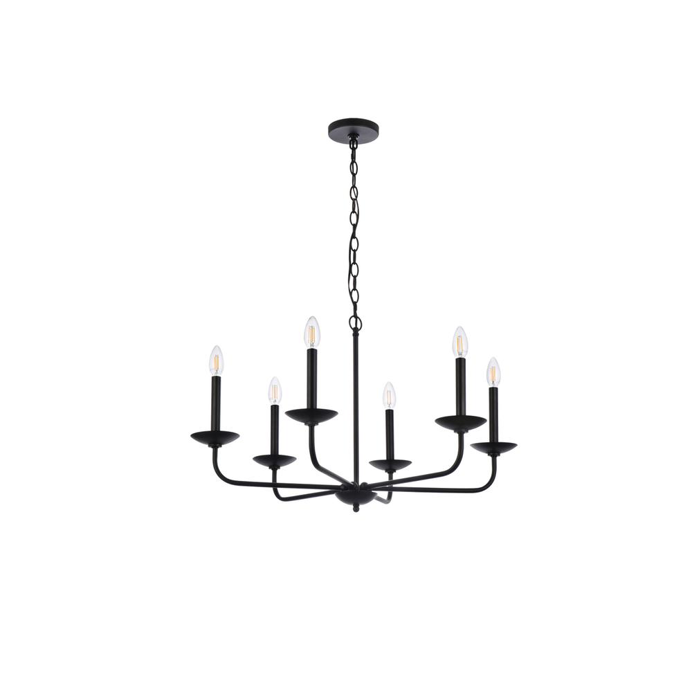 Cohen 30 inch pendant in black. Picture 6