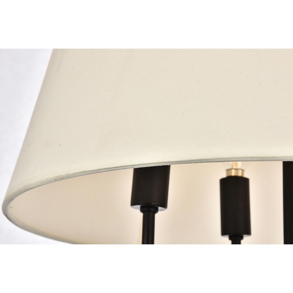 Maple Collection Pendant D17 H13.75 Lt:4 Black Finish. Picture 5