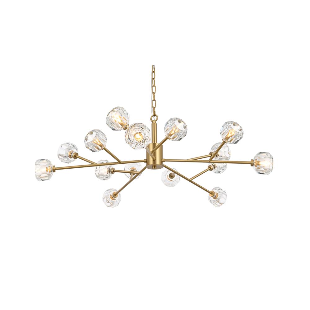 Graham 15 Light Pendant in Gold. Picture 2