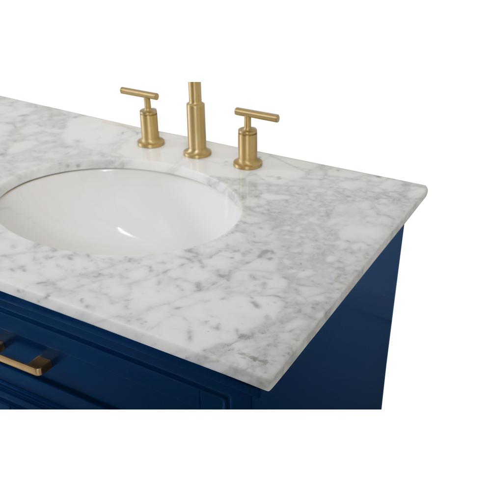72 inch double bathroom vanity in blue. Picture 11