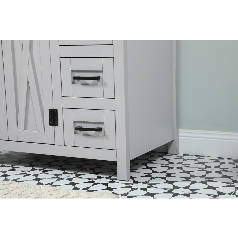32 inch Single bathroom vanity in grey. Picture 6