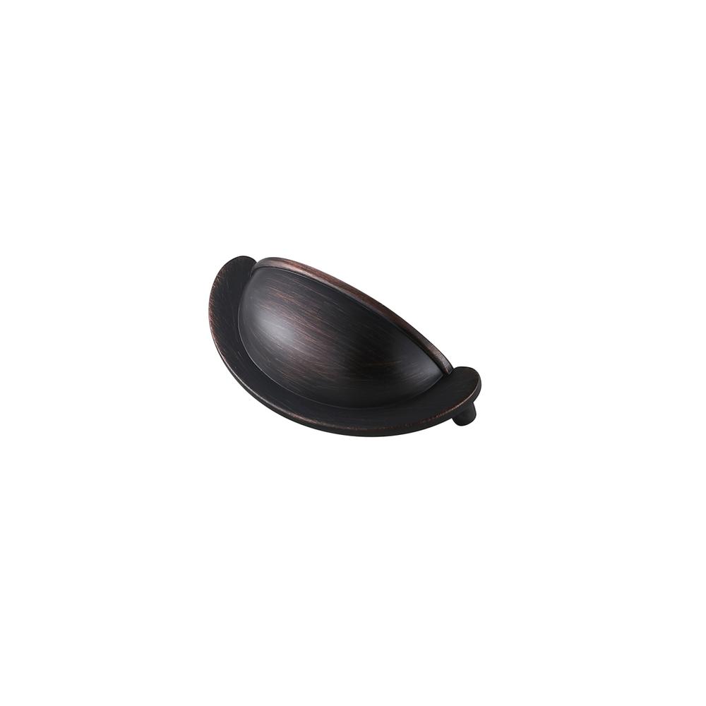 Claude 2-3/4" Center to Center Oil-rubbed Bronze Cup Bar Pull Multipack. Picture 3