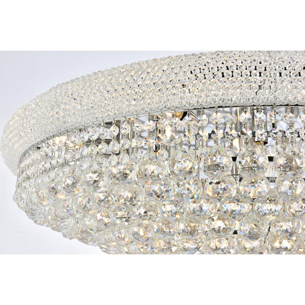 Primo 20 light Chrome Flush Mount Clear Royal Cut Crystal. Picture 5