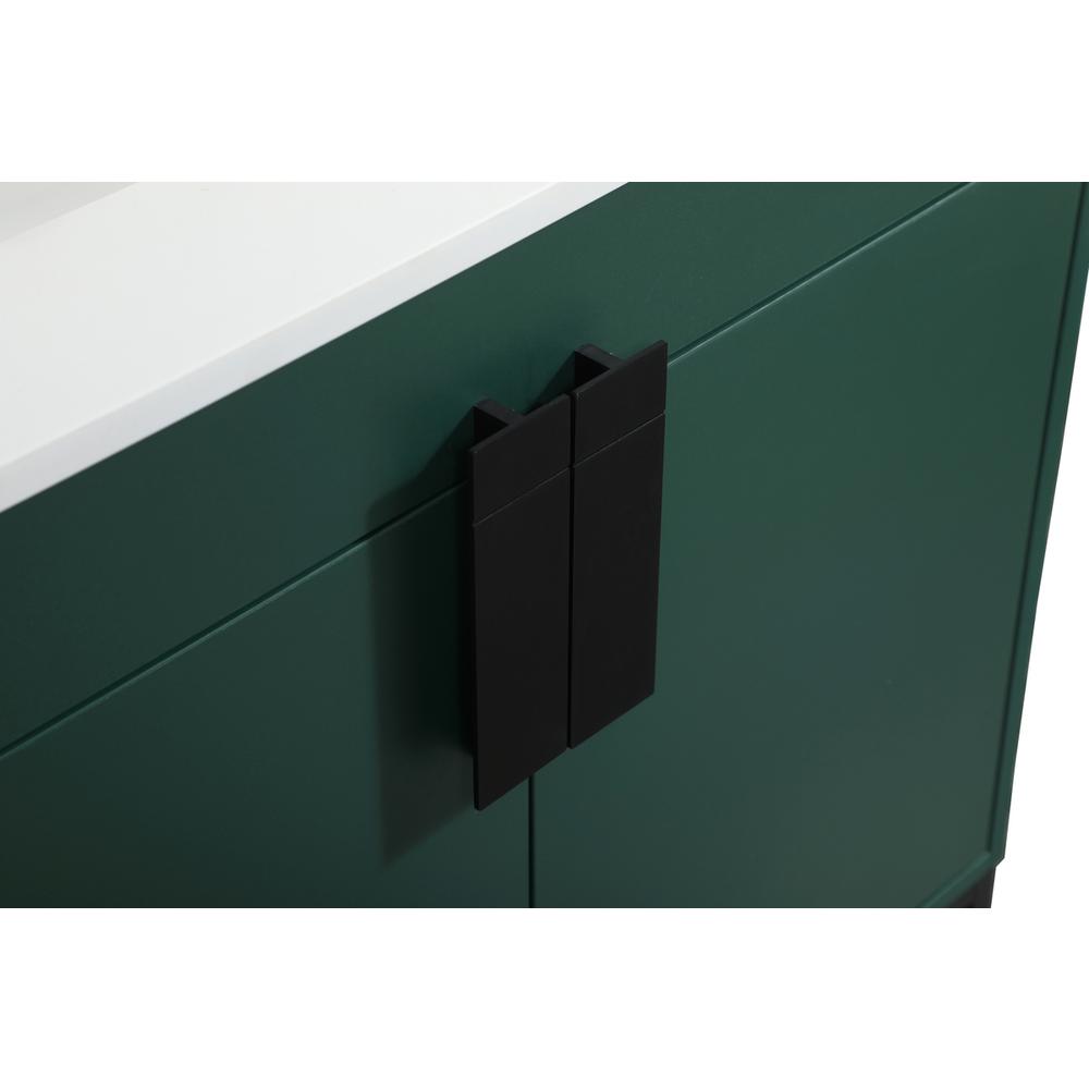 30 inch Single bathroom vanity in green. Picture 12