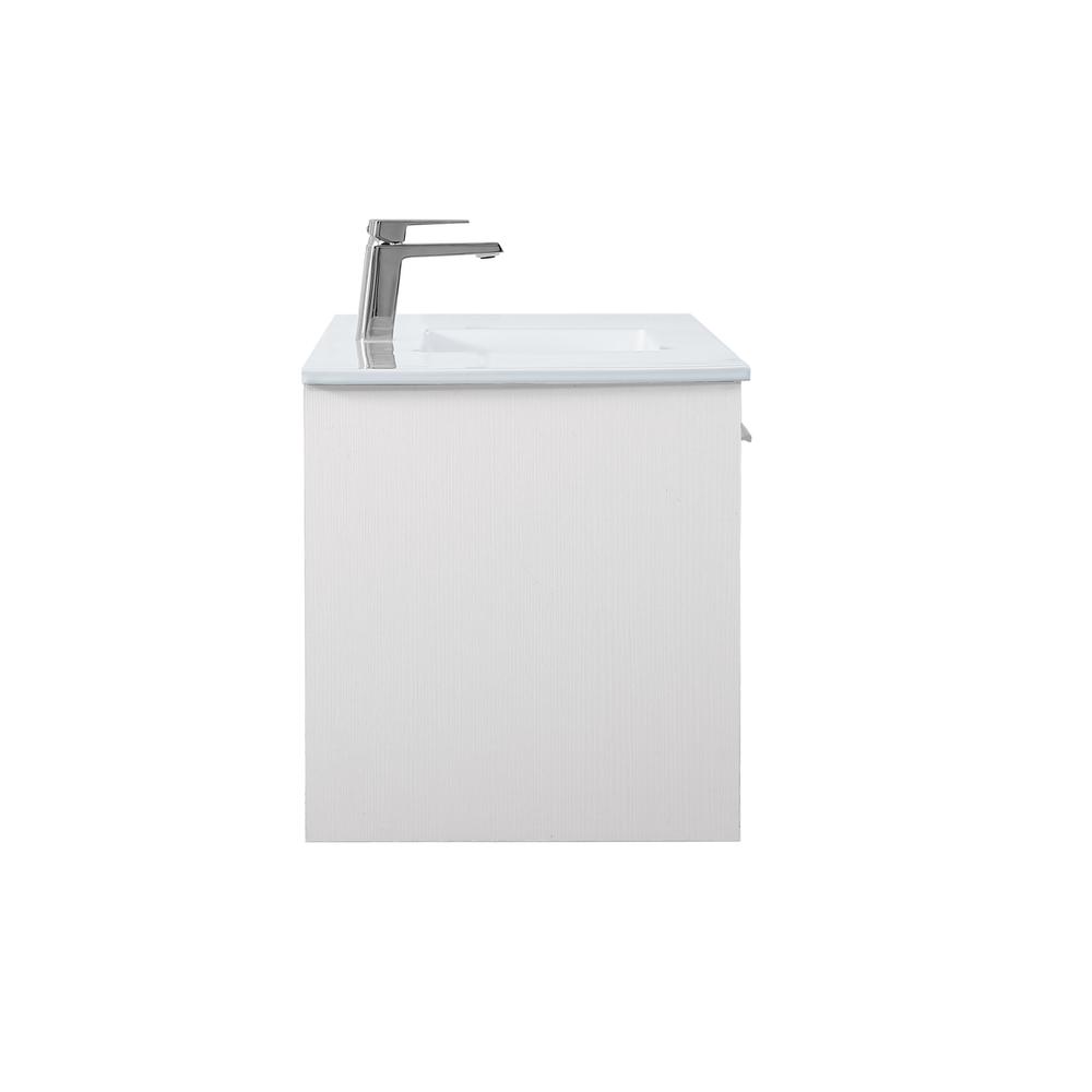 48 inch  Single Bathroom Floating Vanity in White. Picture 11