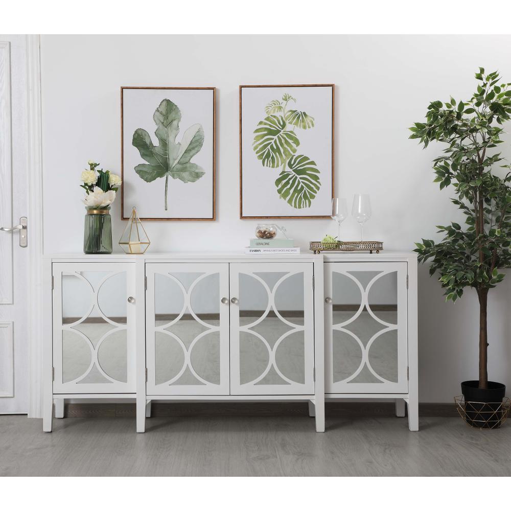 72 inch mirrored credenza in White. Picture 10