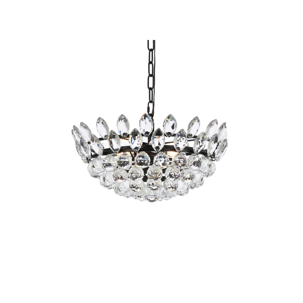 Emilia 18 inch pendant in black. Picture 2