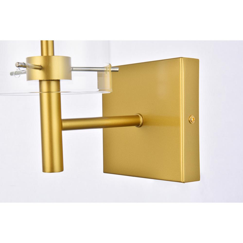 Savant 1 light brass wall sconce. Picture 5