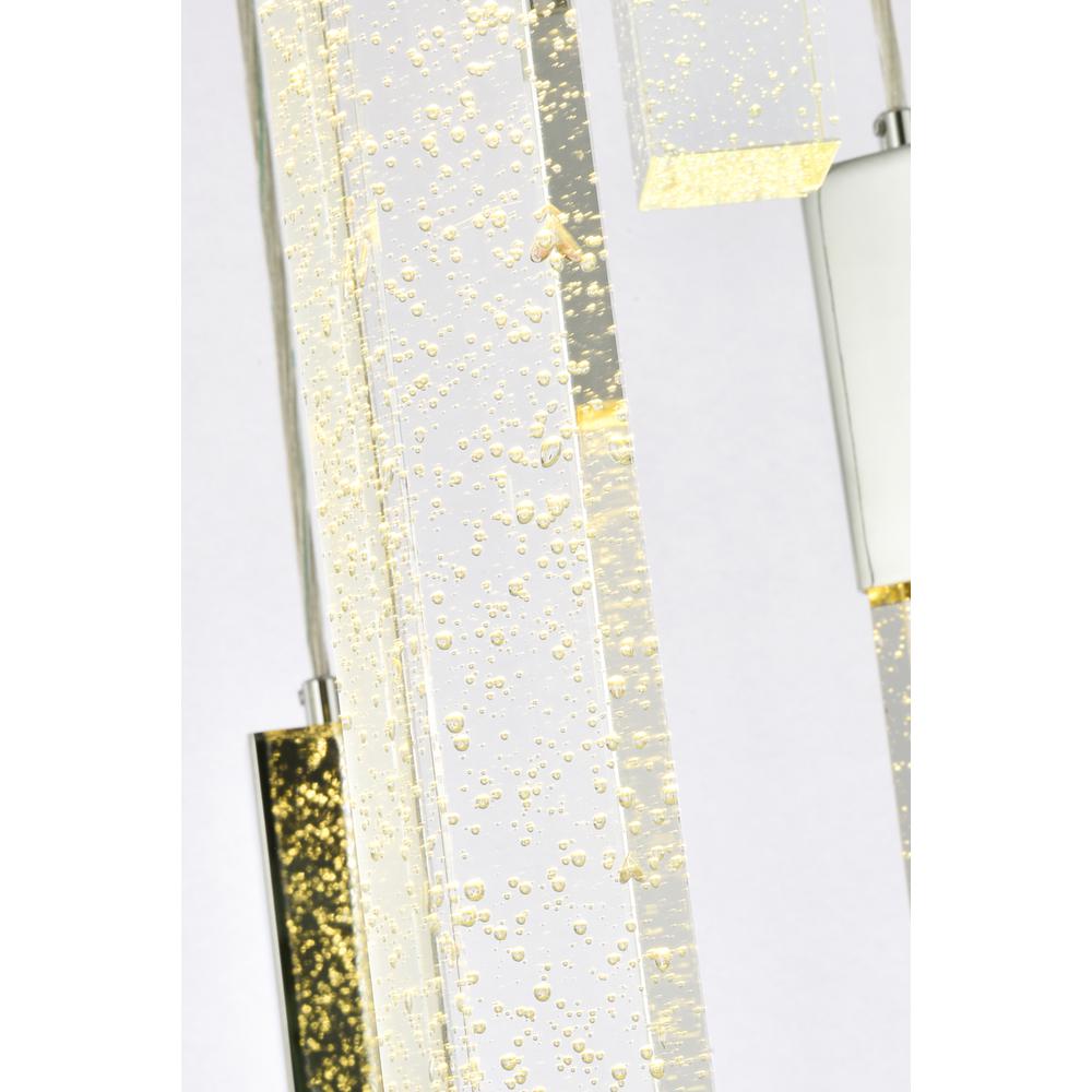 Weston 9 lights pendant in chrome. Picture 3