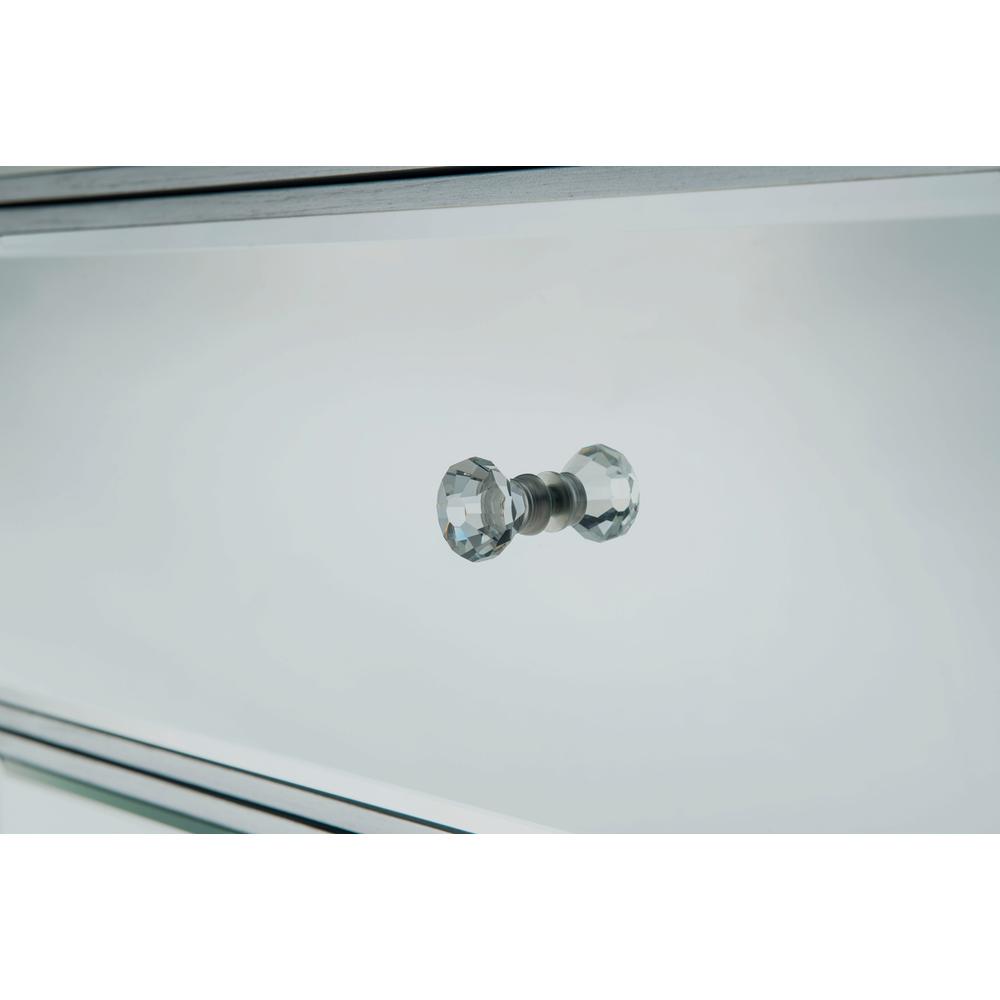 Dresser 6 drawers 60in. W x 18in. D x 32in. H in antique silver paint. Picture 3