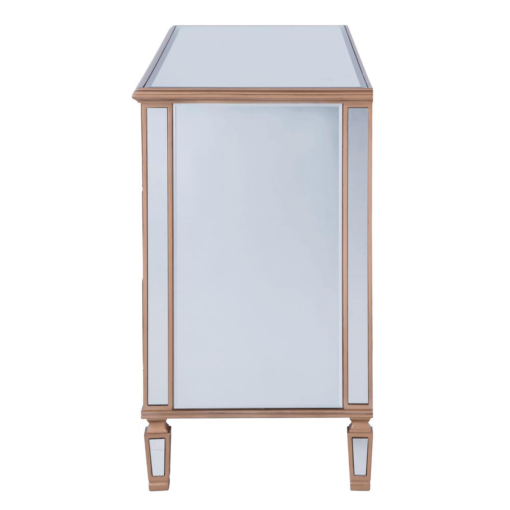6 Drawers Cabinet 60 in. x 20 in. x 34 in. in Gold paint. Picture 9
