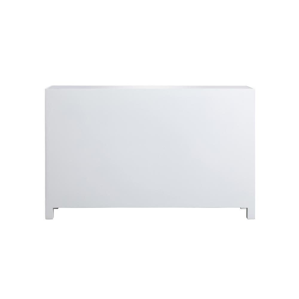 56 inch mirrored credenza in white. Picture 10
