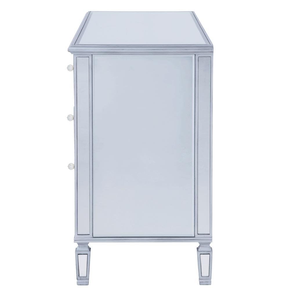 6 drawers cabinet 60 in. x 20 in. x 34 in. in silver paint. Picture 11