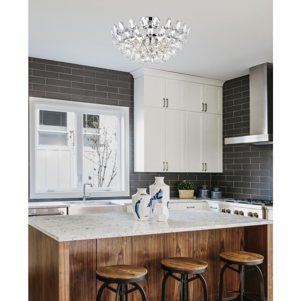 Emilia 18 inch flush mount in chrome. Picture 8