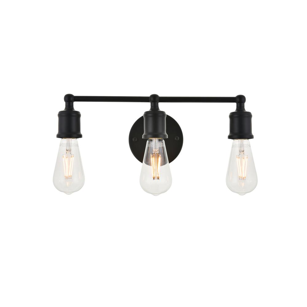 Serif 3 light black Wall Sconce. Picture 1