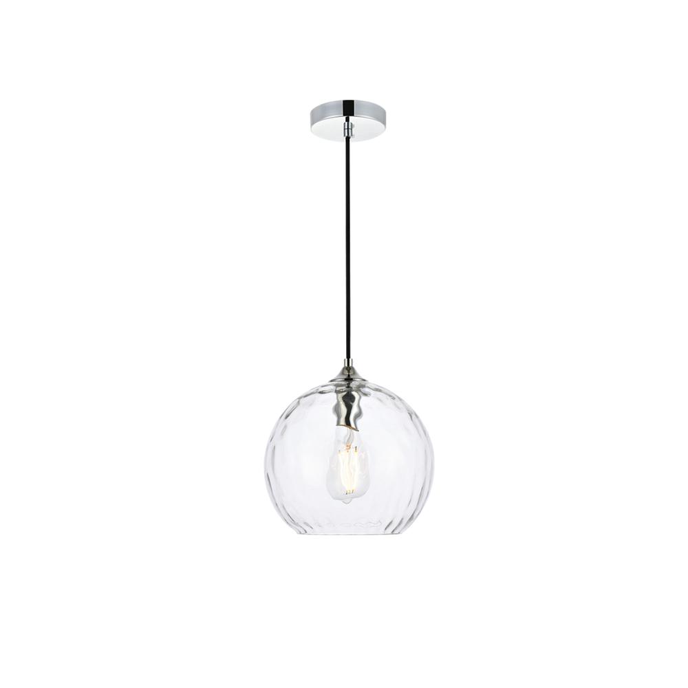Cashel 10 inch light chrome pendant. Picture 1