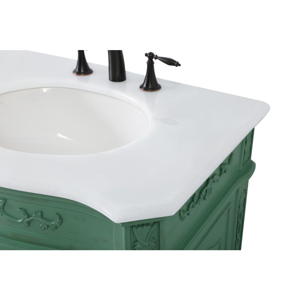 72 inch double Bathroom vanity in vintage mint. Picture 11