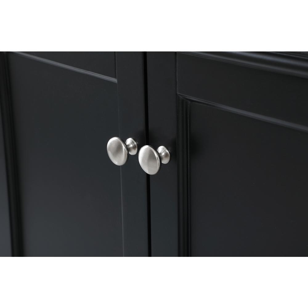 60 inch Single bathroom vanity in black. Picture 12