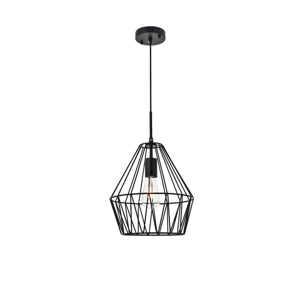 Candor 1 light black Pendant. Picture 1