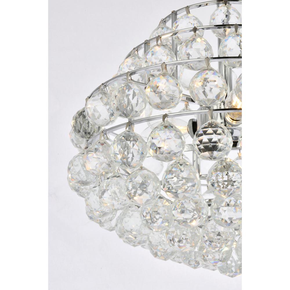 Savannah 16 inch pendant in chrome. Picture 4