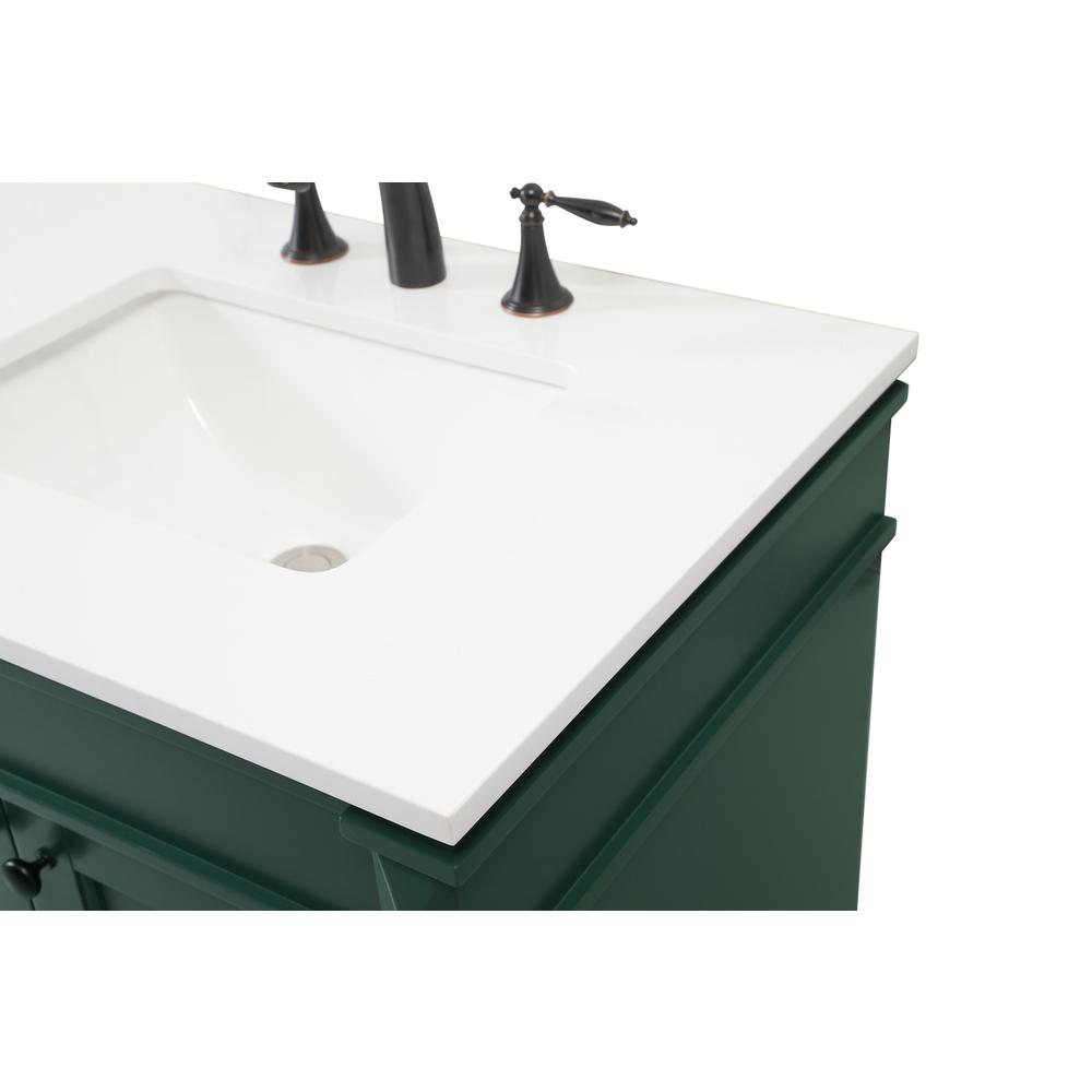 72 inch double bathroom vanity in green. Picture 11